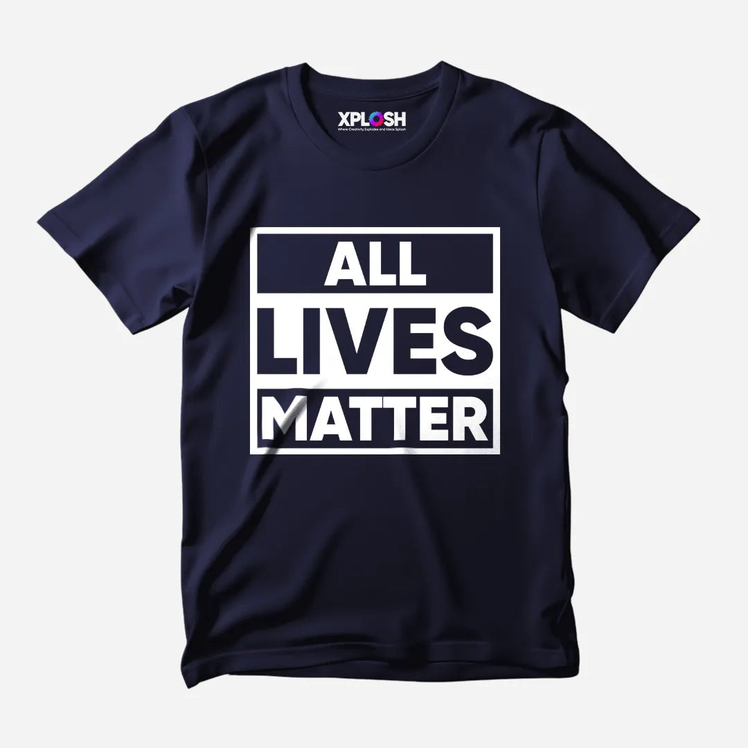 All Lives Matter Half Sleeve T-Shirt