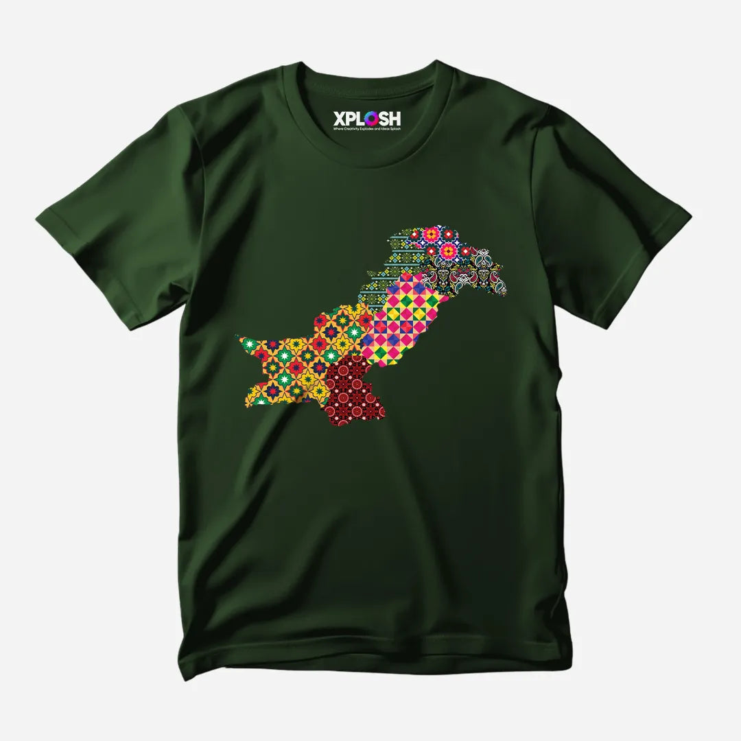 Aks-e-Pakistan Half Sleeve T-Shirt