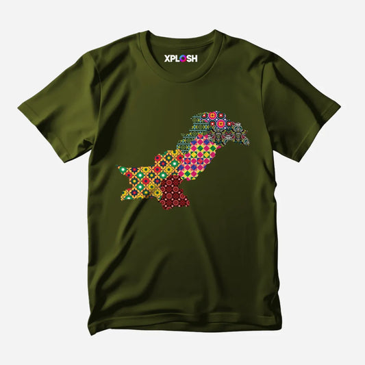 Aks-e-Pakistan Half Sleeve T-Shirt