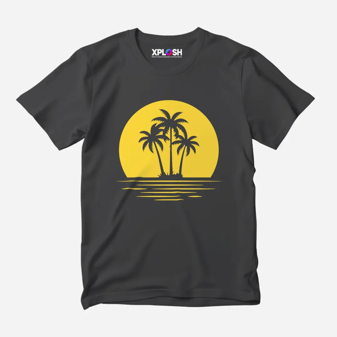 Beach Half Sleeve T-Shirt