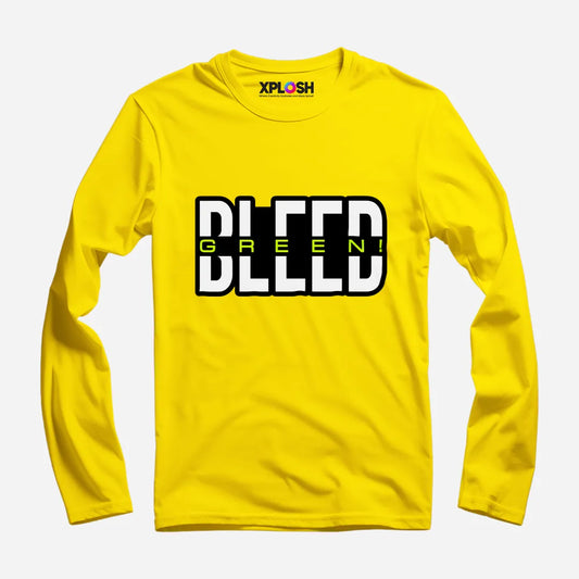 Bleed Green Full Sleeve T-Shirt