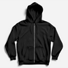 Black Zipper Hoodie