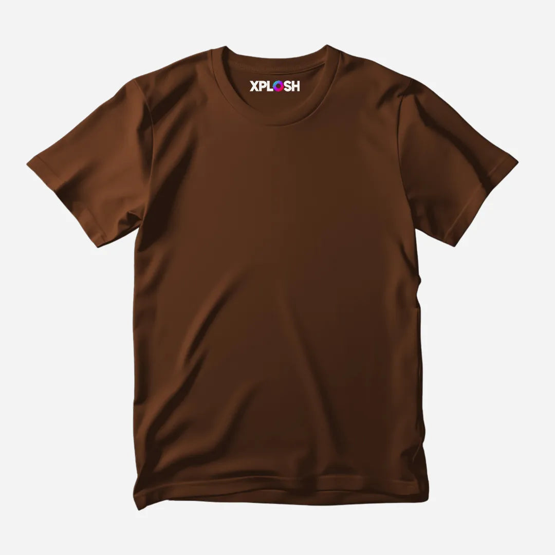 Choco Brown Half Sleeve T-Shirt