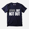 Down But Not Out Half Sleeve T-Shirt