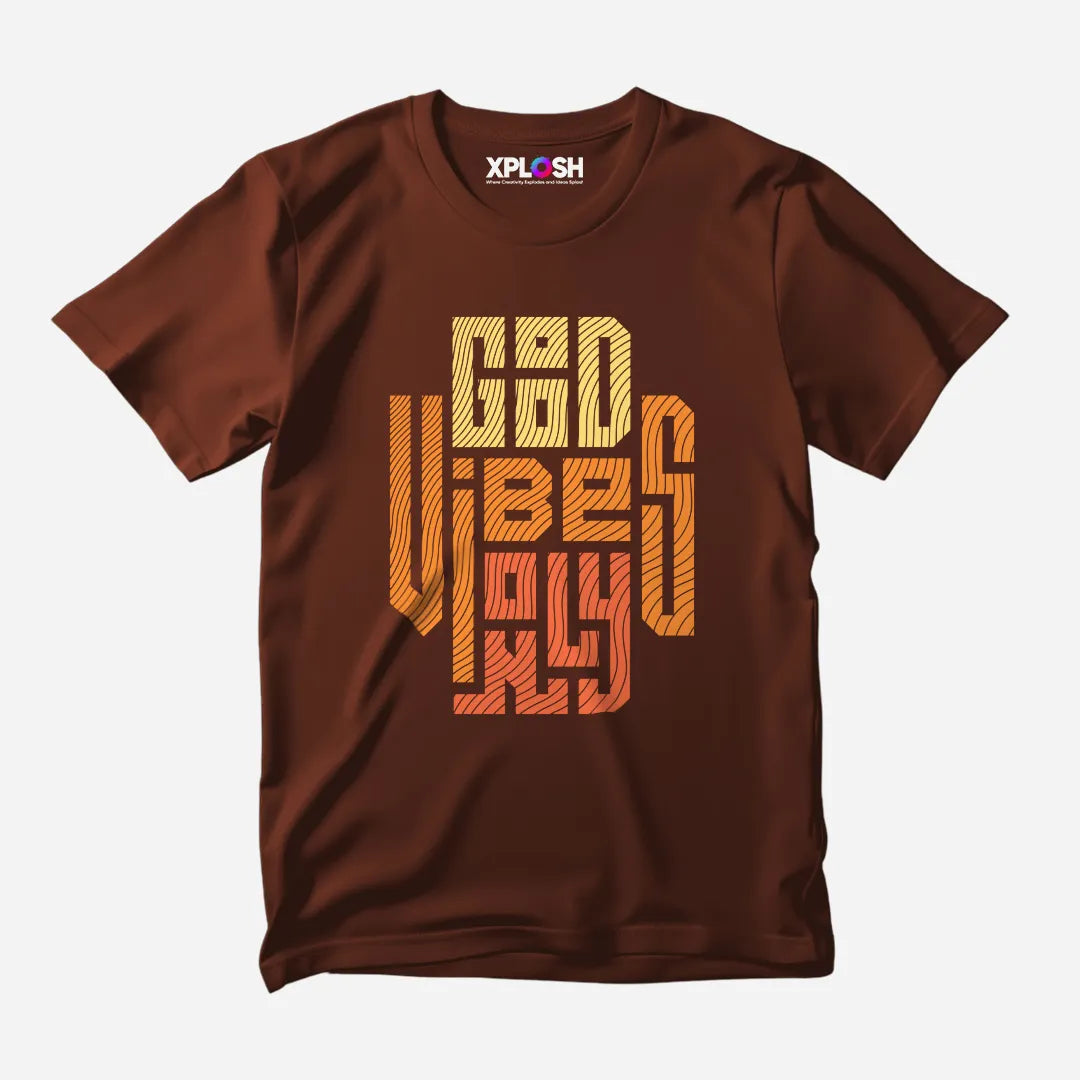 Good Vibes Only Half Sleeve T-Shirt