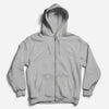 Heather Gray Zipper Hoodie