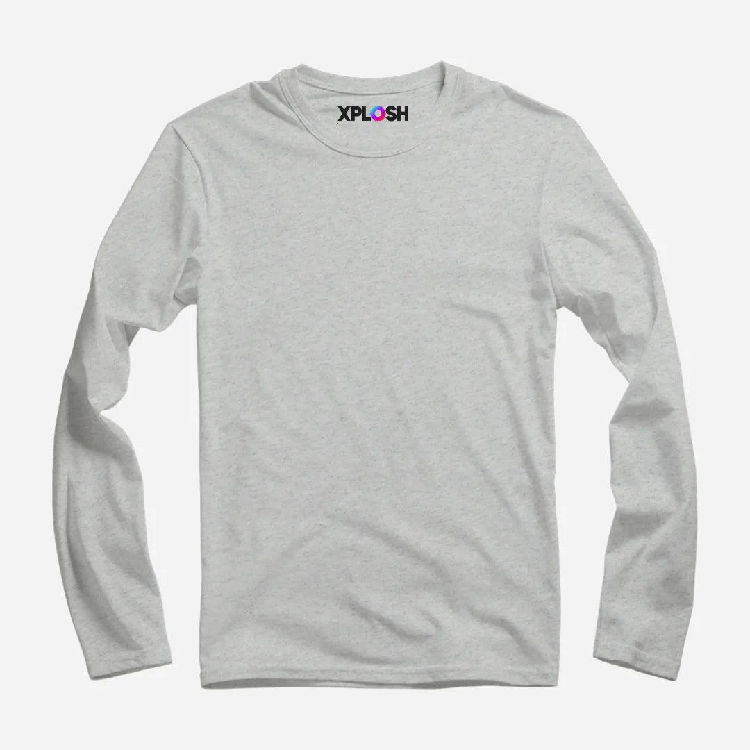Heather Gray Full Sleeve T-Shirt
