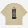Ideas After Coffee Drop Shoulder T-Shirt