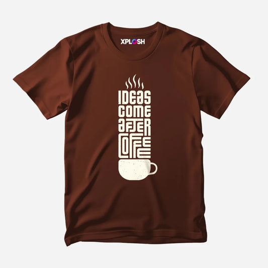 Ideas After Coffee Half Sleeve T-Shirt