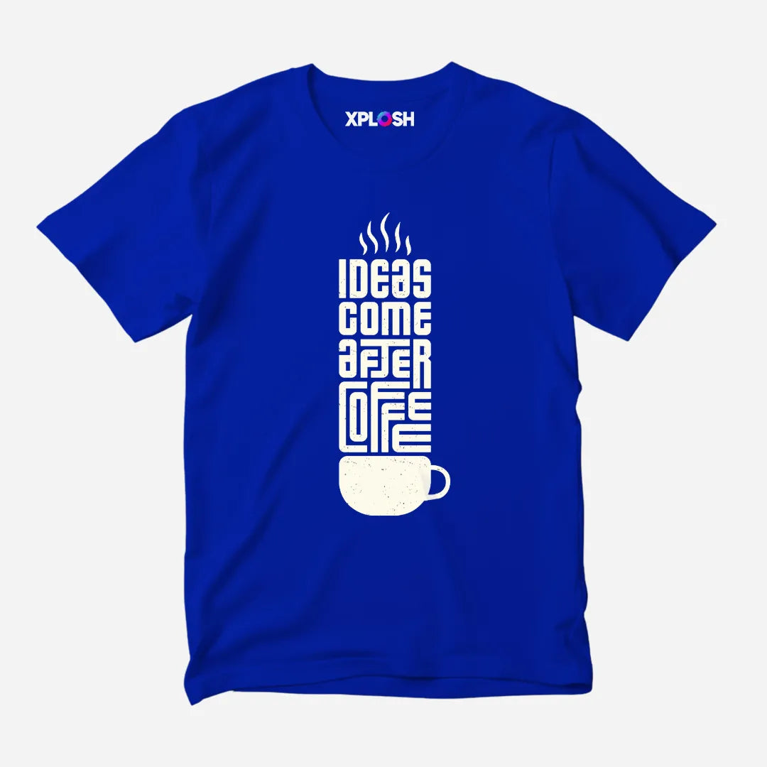 Ideas After Coffee Half Sleeve T-Shirt