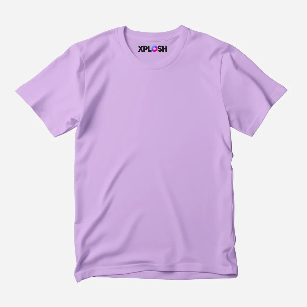 Lilac Half Sleeve T-Shirt