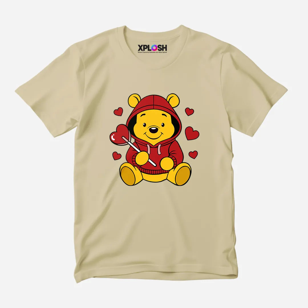 Love Pooh Half Sleeve T-Shirt