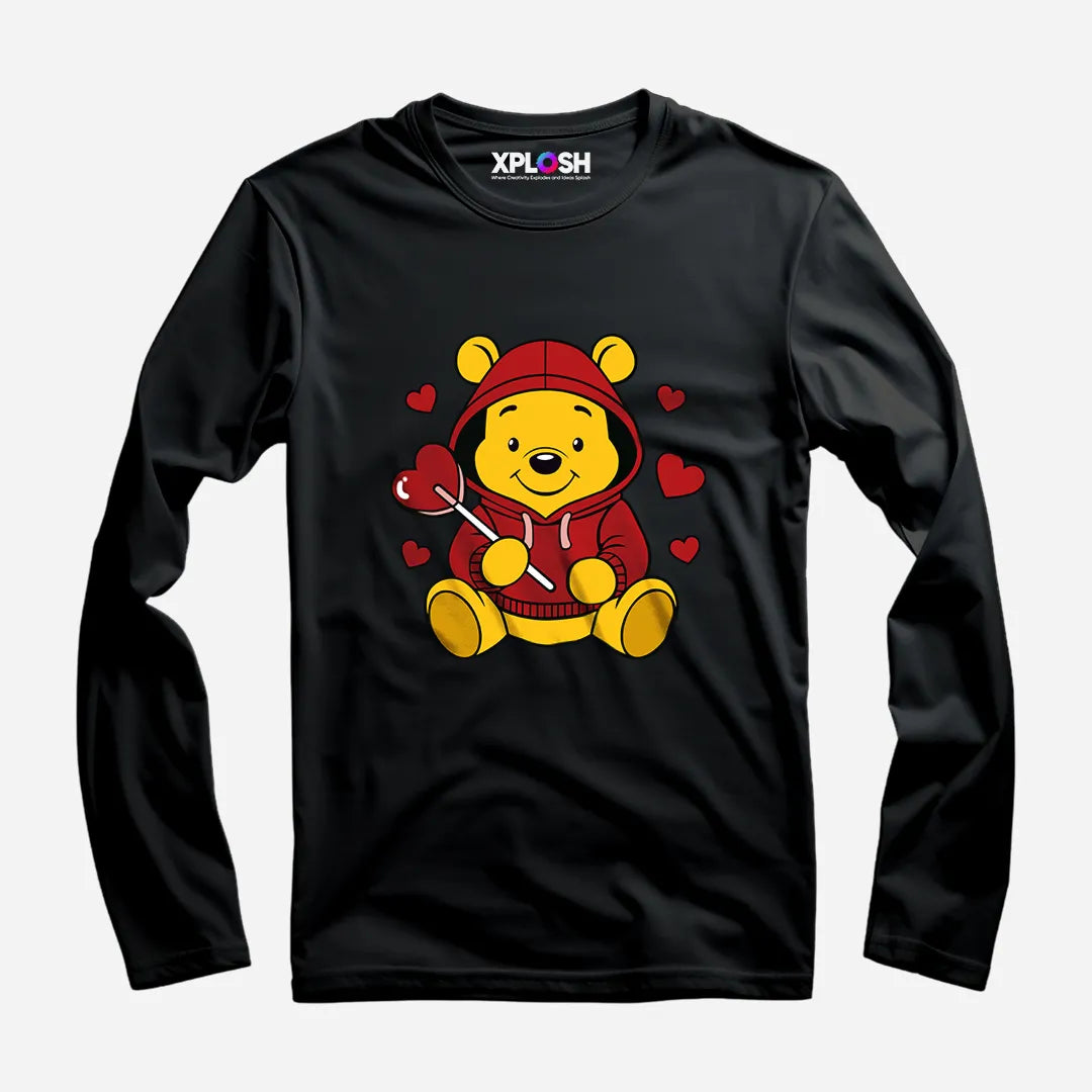 Love Pooh Full Sleeve T-Shirt