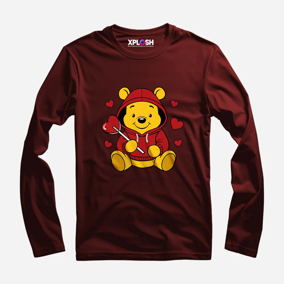 Love Pooh Full Sleeve T-Shirt