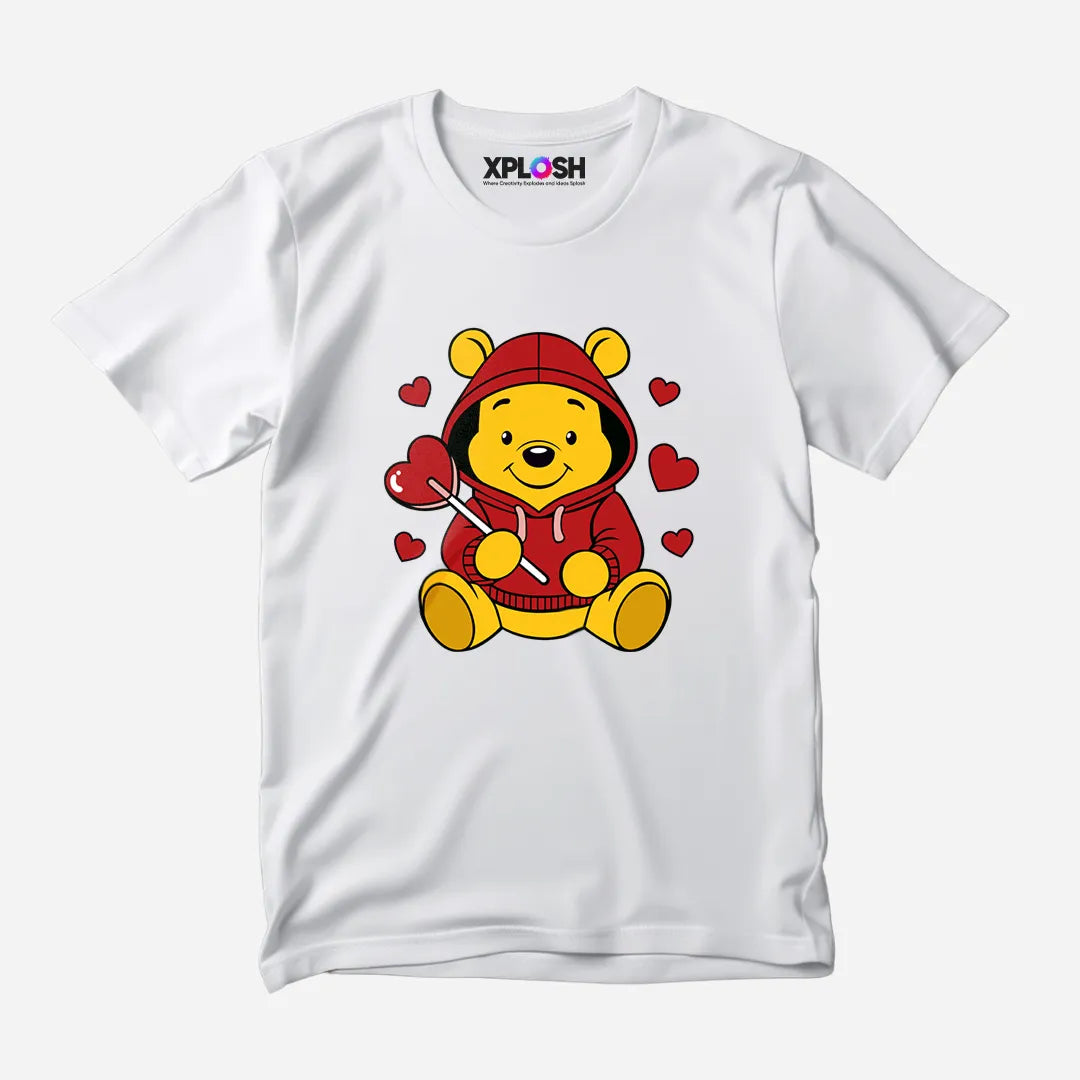 Love Pooh Half Sleeve T-Shirt