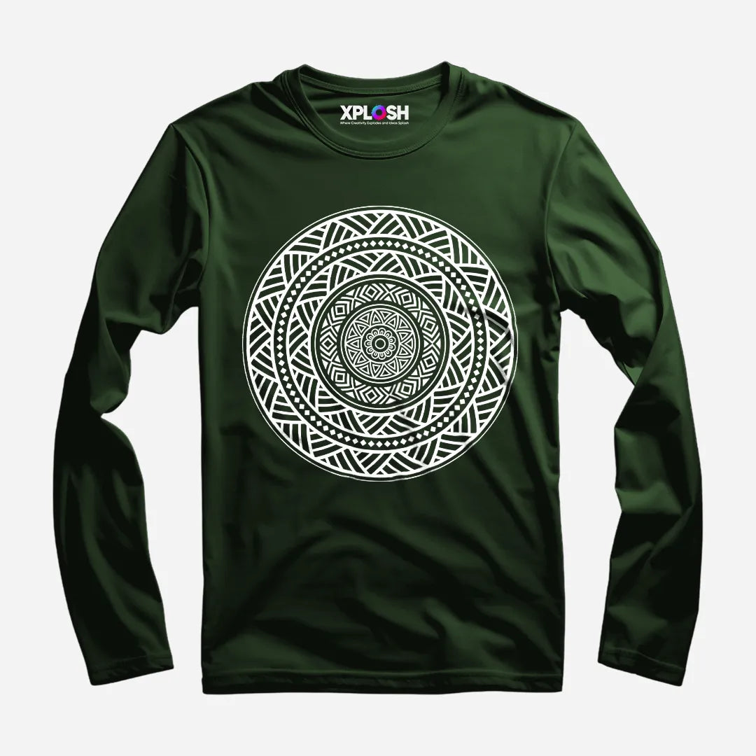 Mandala Full Sleeve T-Shirt
