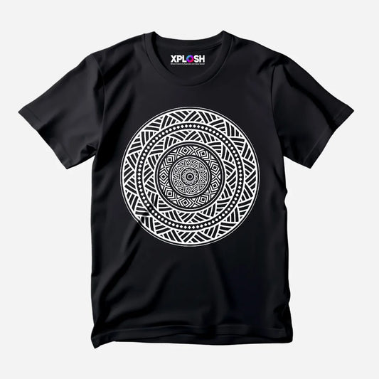 Mandala Half Sleeve T-Shirt