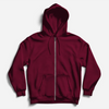 Maroon Zipper Hoodie