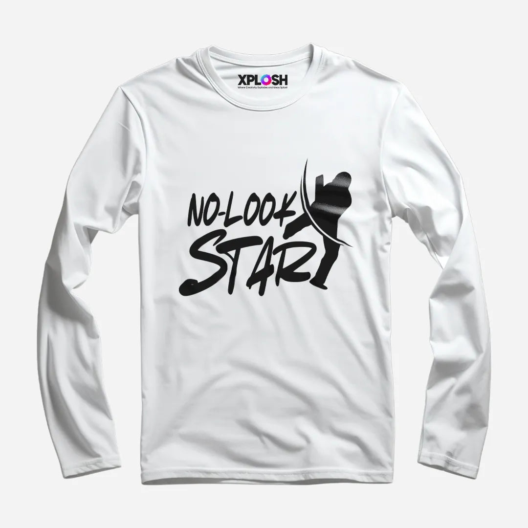 No-Look Star Full Sleeve T-Shirt