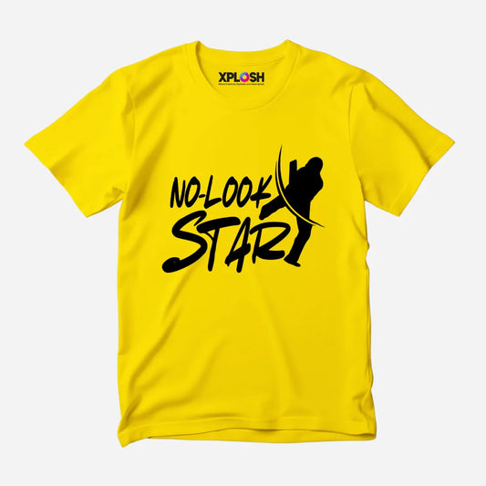 No-Look Star Half Sleeve T-Shirt