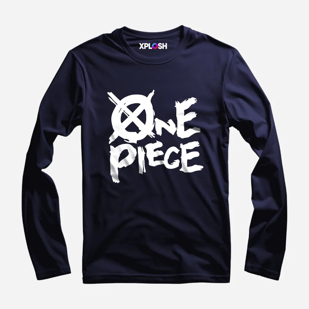 One Piece Full Sleeve T-Shirt