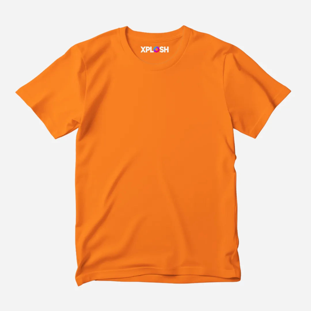 Orange Half Sleeve T-Shirt
