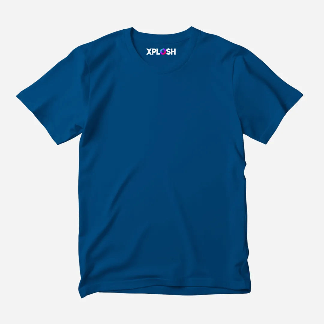 Petroleum Blue Half Sleeve T-Shirt