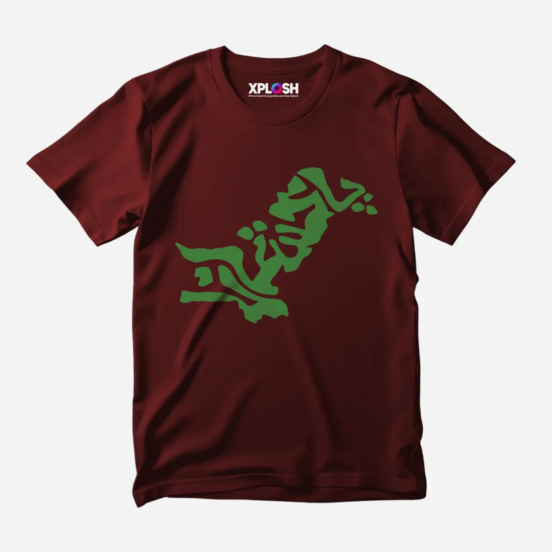 Naqsh-e-Pakistan Half Sleeve T-Shirt