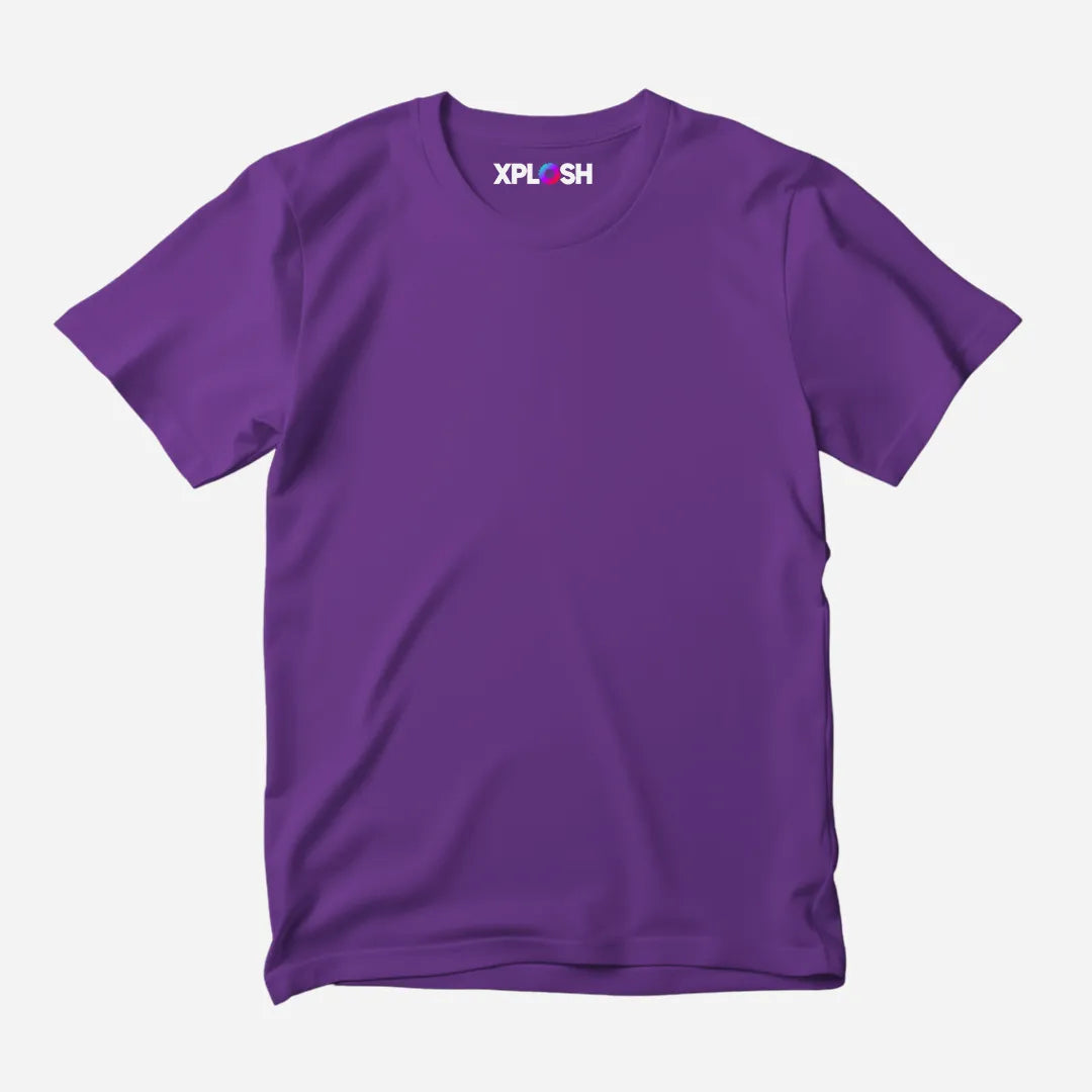 Purple Half Sleeve T-Shirt