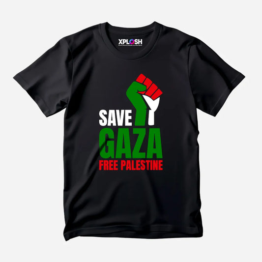 Save Gaza Half Sleeve T-Shirt