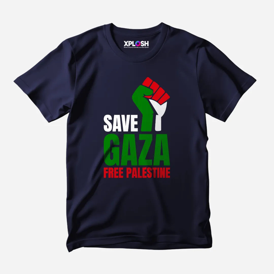 Save Gaza Half Sleeve T-Shirt