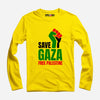 Save Gaza Full Sleeve T-Shirt