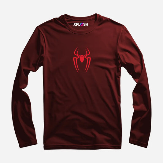 Spiderman Sigil Full Sleeve T-Shirt
