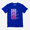 She Half Sleeve T-Shirt