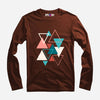 Triangles Full Sleeve T-Shirt
