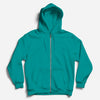 Teal Zipper Hoodie