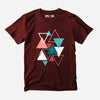 Triangles Half Sleeve T-Shirt