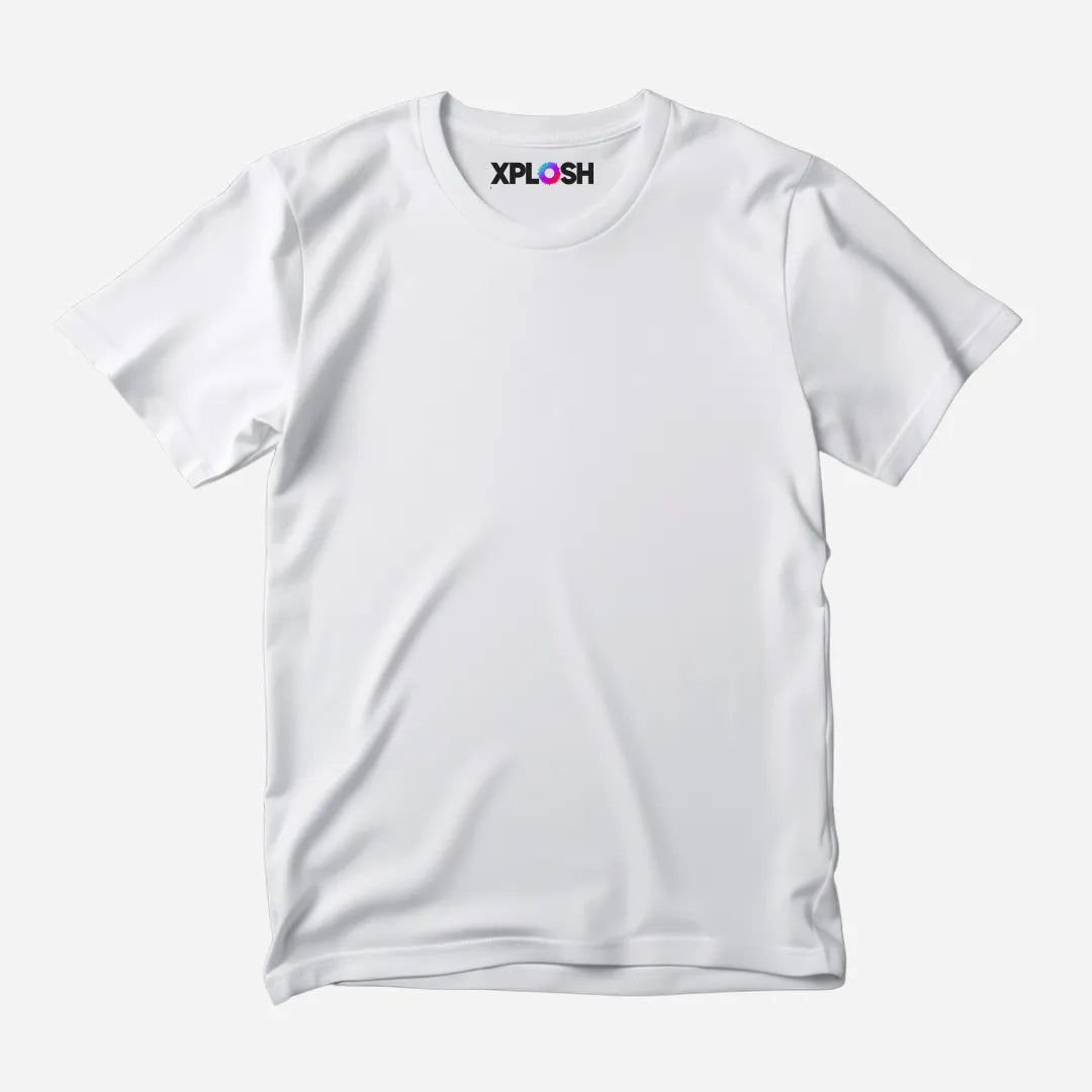 White Half Sleeve T-Shirt