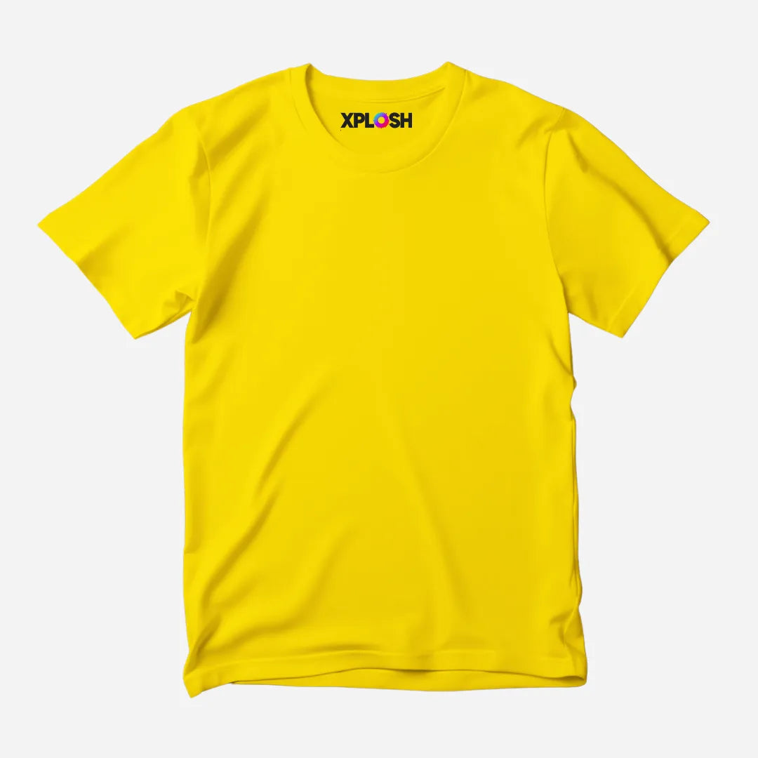 Yellow Half Sleeve T-Shirt