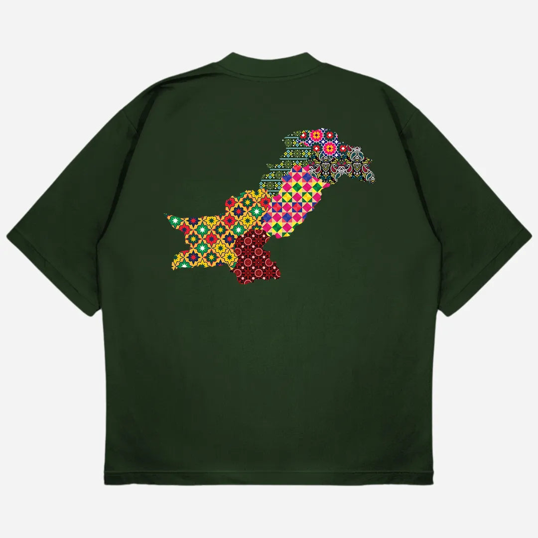 Aks-e-Pakistan Drop Shoulder T-Shirt