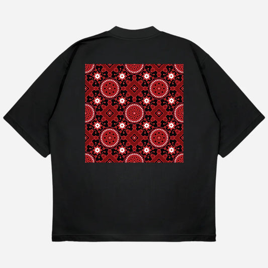 Ajrak Drop Shoulder T-Shirt