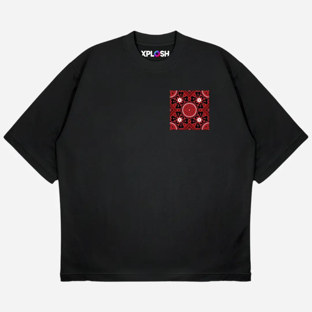 Ajrak Drop Shoulder T-Shirt