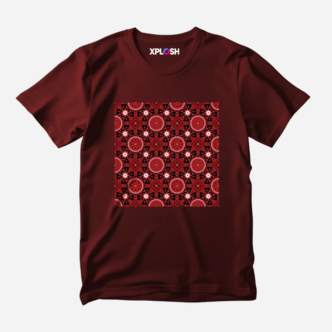 Ajrak Half Sleeve T-Shirt
