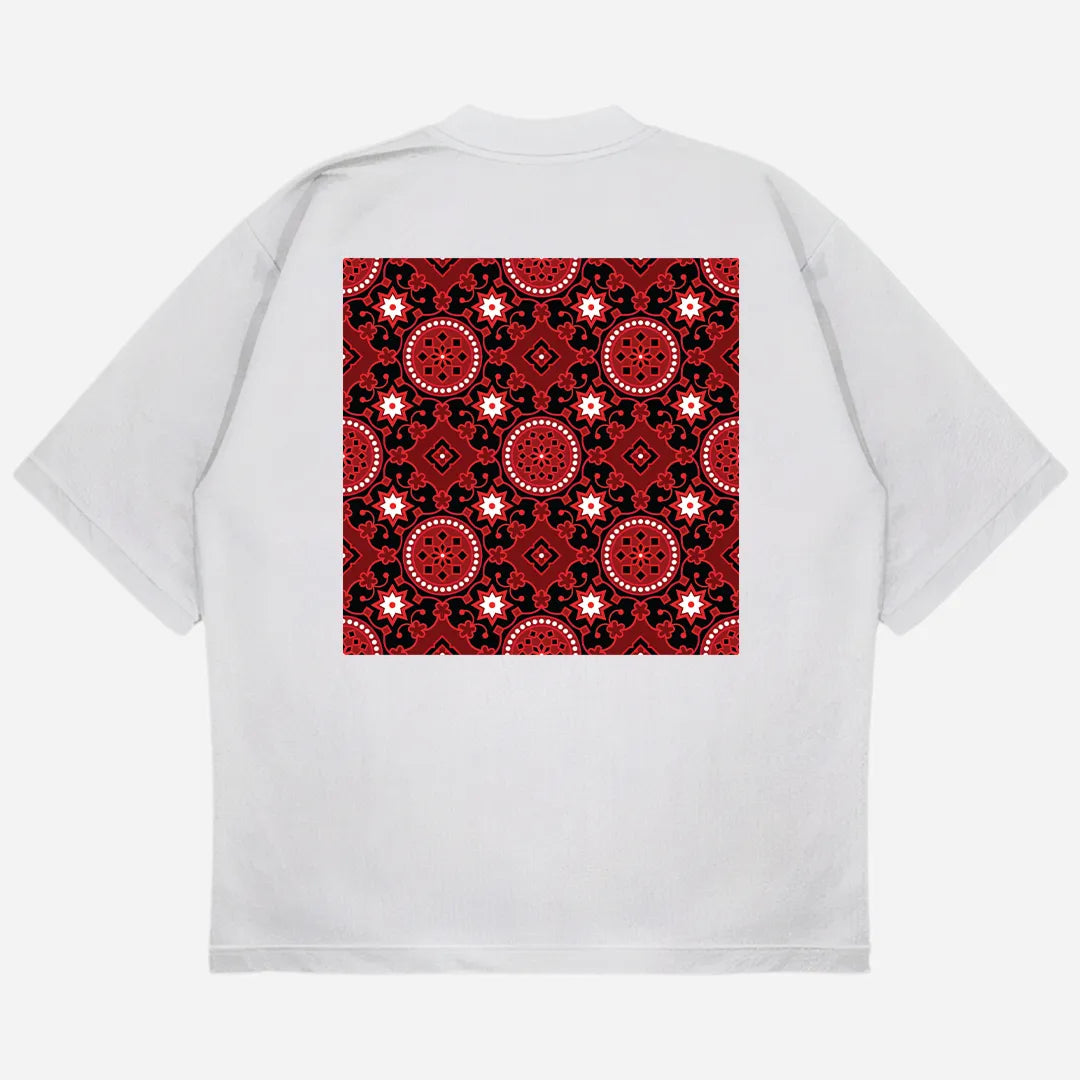 Ajrak Drop Shoulder T-Shirt