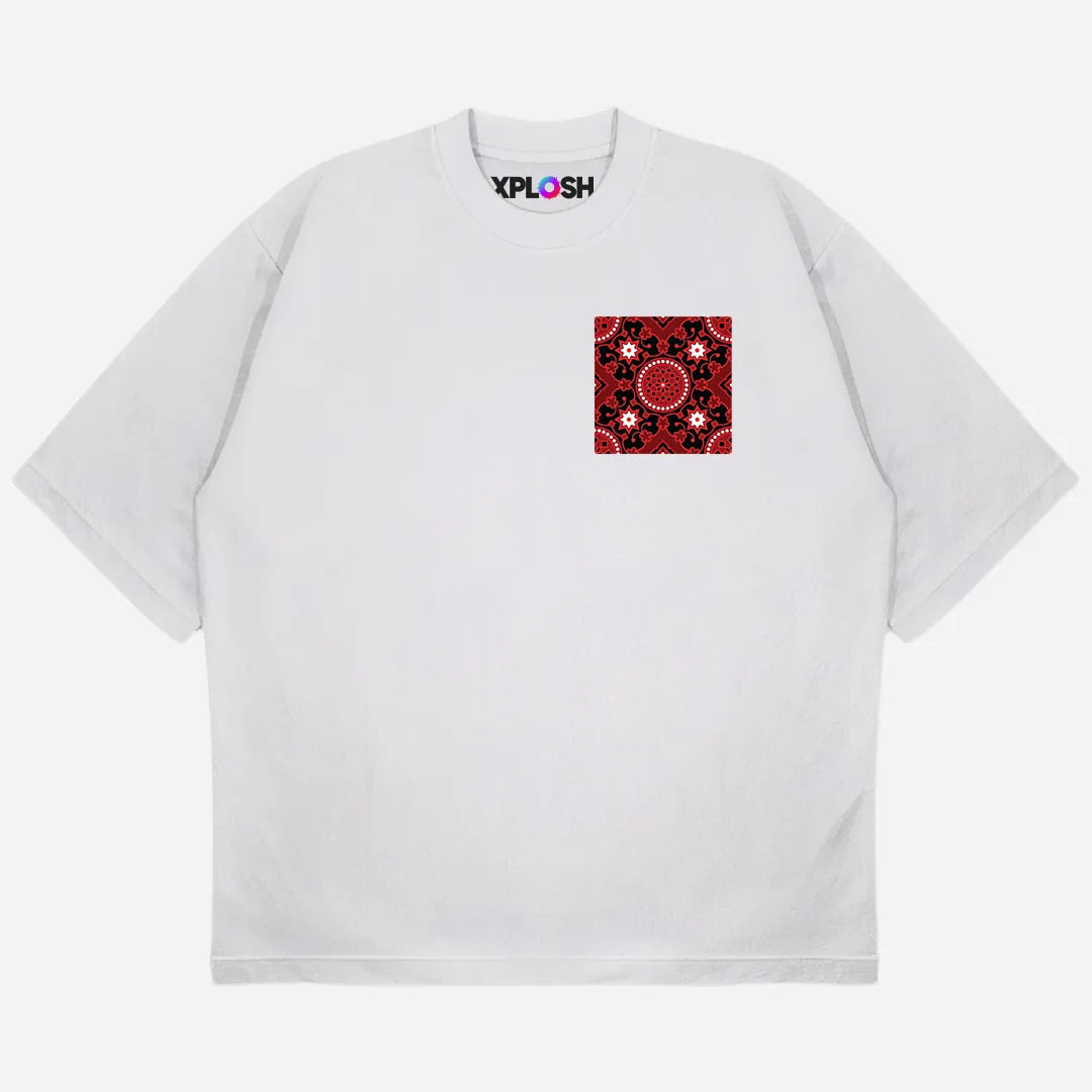 Ajrak Drop Shoulder T-Shirt