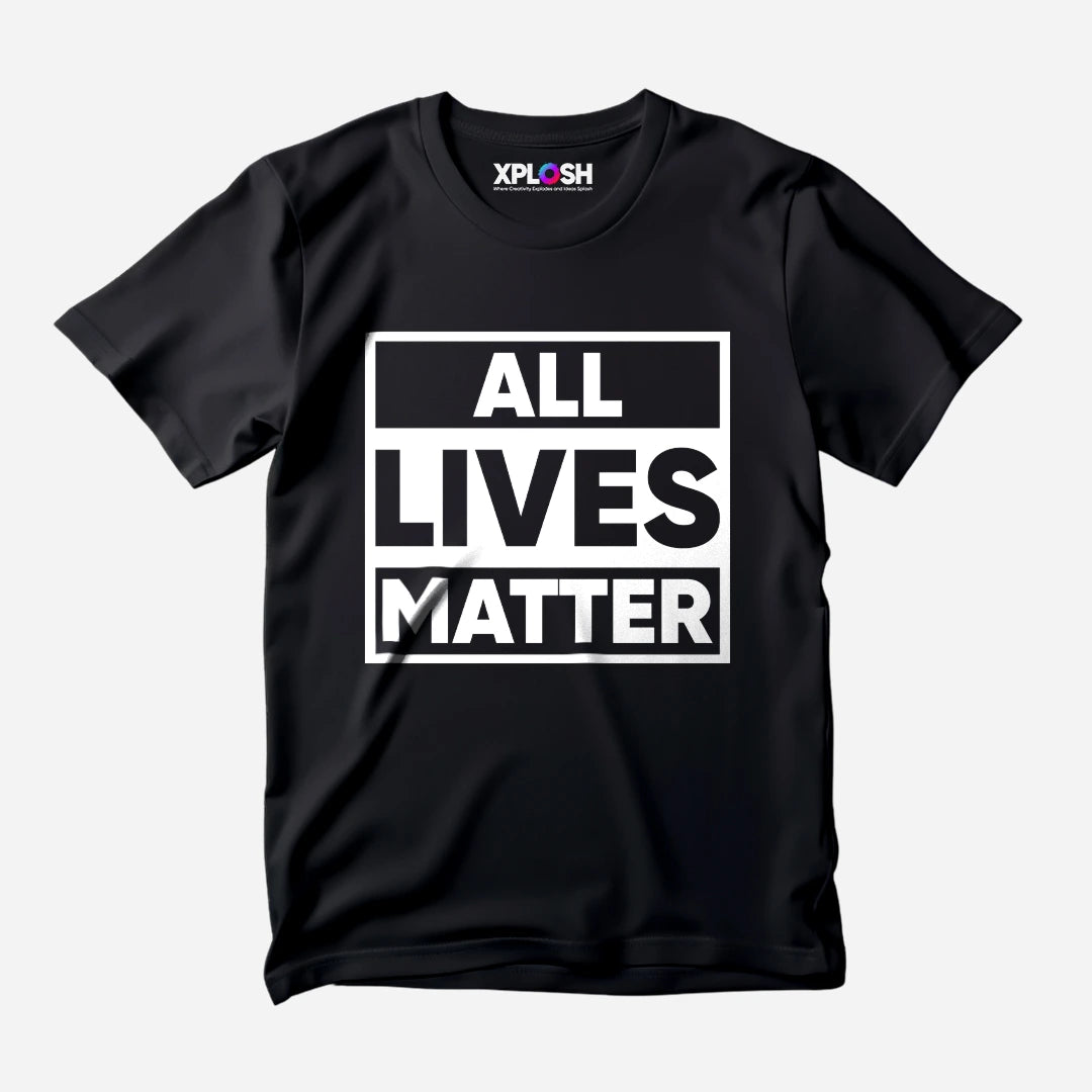 All Lives Matter Half Sleeve T-Shirt