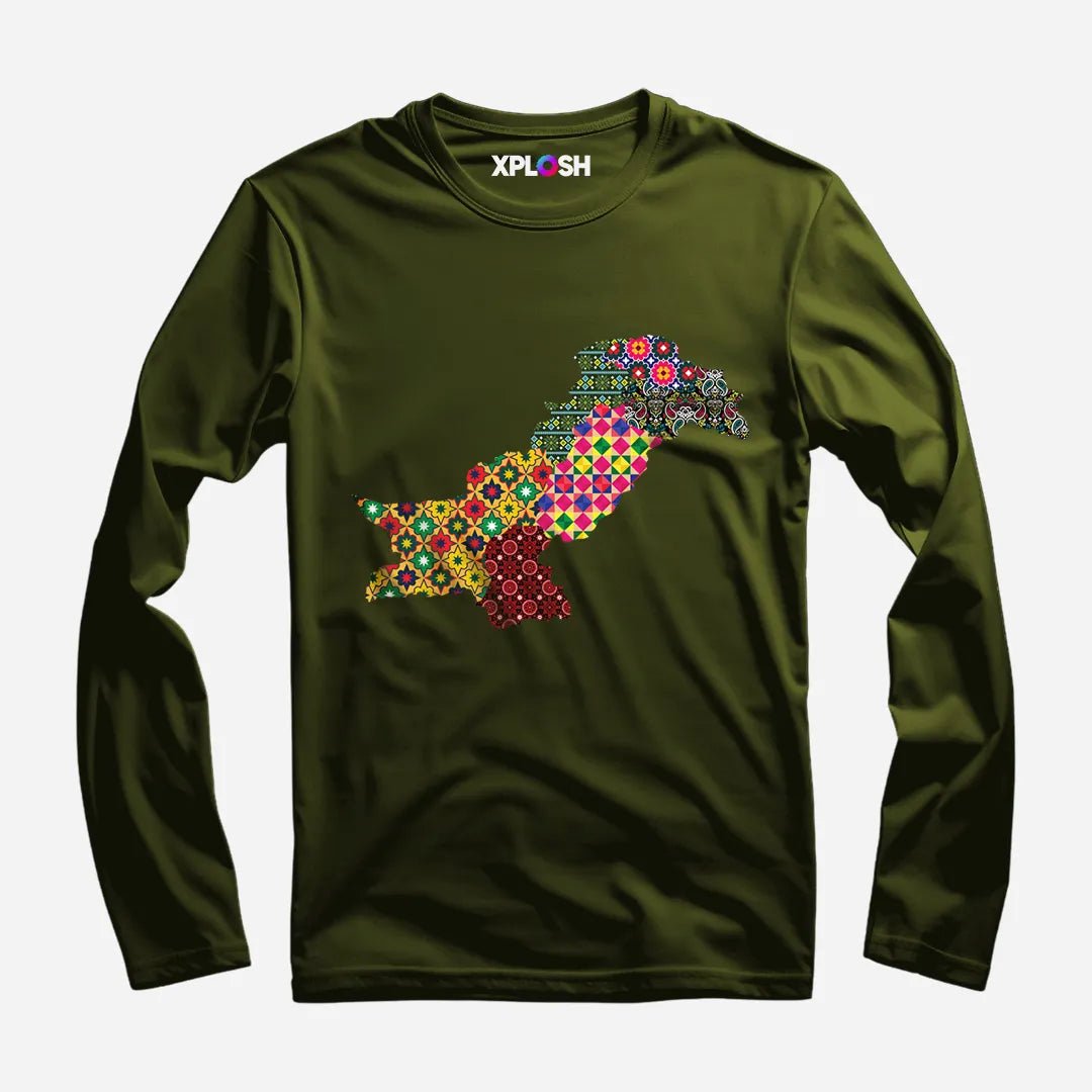 Aks-e-Pakistan Full Sleeve T-Shirt