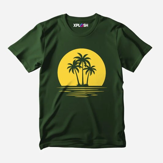 Beach Half Sleeve T-Shirt