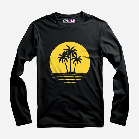 Beach Full Sleeve T-Shirt