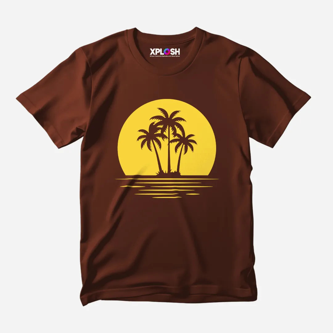 Beach Half Sleeve T-Shirt
